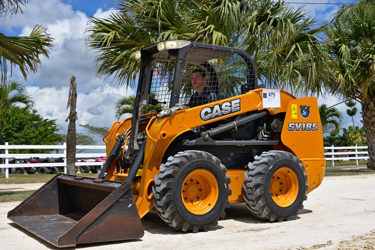 construction equipment, bobcat, vehicle